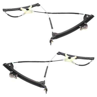Rareelectrical - New Front Left And Front Right Window Regulator Compatible With Bmw 640I Base M6 Base 2012-2018 By - Image 2