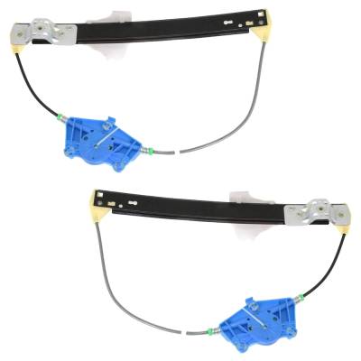 Rareelectrical - New Rear Left And Rear Right Window Regulator Compatible With Audi A4 Quattro Base 6 Cyl 3.2L A4 - Image 3