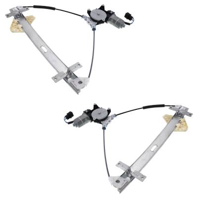 Rareelectrical - New OEM Replacement Front Left And Front Right Window Regulator Compatible With Acura Tl Type-S 6 - Image 2