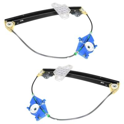 Rareelectrical - New Rear Left And Rear Right Window Regulator Compatible With Audi A4 Quattro Base 4 Cyl 1.8L A4 - Image 2