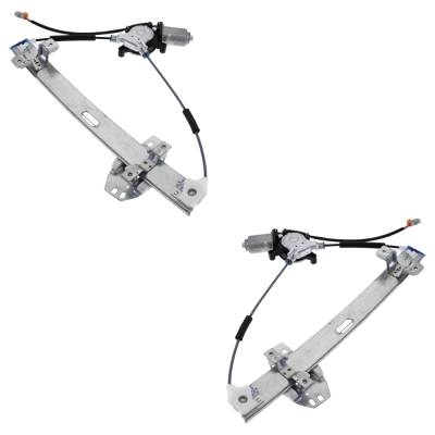 Rareelectrical - Front Left And Front Right Window Regulator Compatible With Acura Tl Base 6 Cyl 3.2L 1999-2001 By - Image 2