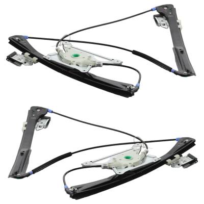 New Front Left And Front Right Window Regulator Compatible With Audi A4 Quattro Avant 4 Cyl 1.8L A4
