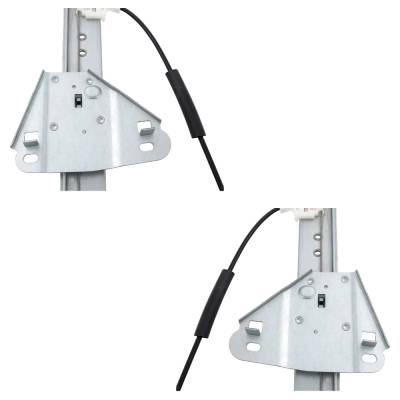 Rareelectrical - New Rear Left And Rear Right Window Regulator Compatible With Acura Tsx Base By 72750Se 301 - Image 8