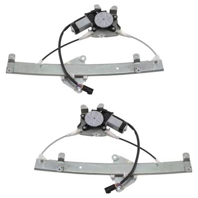 Rareelectrical - New Rear Left And Rear Right Window Regulator Compatible With Nissan Maxima Se 6 Cyl 3.0L Maxima Gxe - Image 4