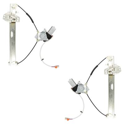 New Front Left And Front Right Window Regulator Compatible With Acura Cl Base 6 Cyl 3.2L Cl Premium