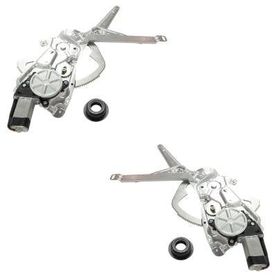 Rareelectrical - New Front Left And Front Right Window Regulator Compatible With Bmw 320I Base 6 Cyl 2.0L 318I Base 4 - Image 2