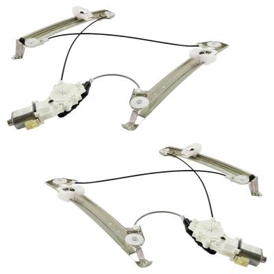 Rareelectrical - Front Left And Front Right Window Regulator Compatible With Dodge Caliber Srt-4 4 Cyl 2.4L Caliber - Image 2