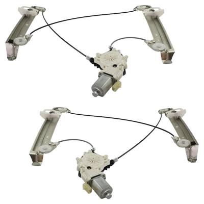 Rareelectrical - Front Left And Front Right Window Regulator Compatible With Dodge Caliber Se 4 Cyl 2.0L Caliber Heat - Image 4