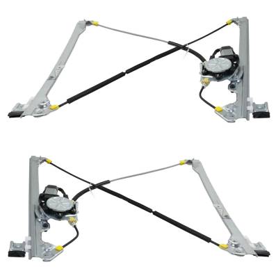 Rareelectrical - New Front Left And Front Right Window Regulator Compatible With Chevrolet Silverado 1500 Lt 8 Cyl - Image 4