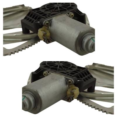 Rareelectrical - New Front Left And Front Right Window Regulator Compatible With Mercedes Benz E300 Base 6 Cyl 3.0L - Image 7