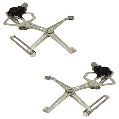 Rareelectrical - New Front Left And Front Right Window Regulator Compatible With Mercedes Benz E420 Base 8 Cyl 4.2L - Image 4