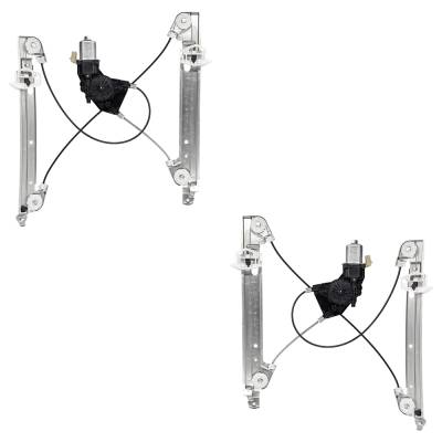 New Front Left And Front Right Window Regulator Compatible With Dodge Caliber Sxt 4 Cyl 2.0L Caliber