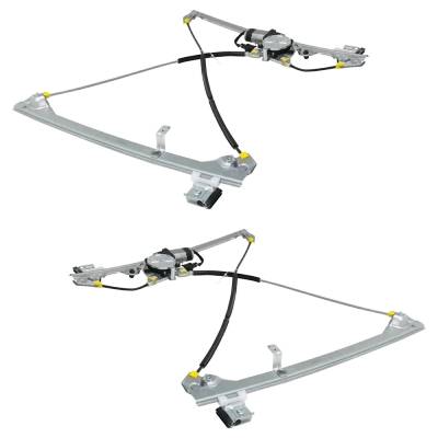Rareelectrical - New Front Left And Front Right Window Regulator Compatible With Chevrolet Silverado 2500 Hd Lt 8 Cyl - Image 2