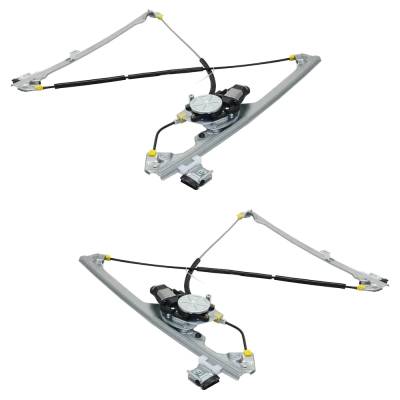 Rareelectrical - New Front Left And Front Right Window Regulator Compatible With Chevrolet Silverado 2500 Hd Lt 8 Cyl - Image 3