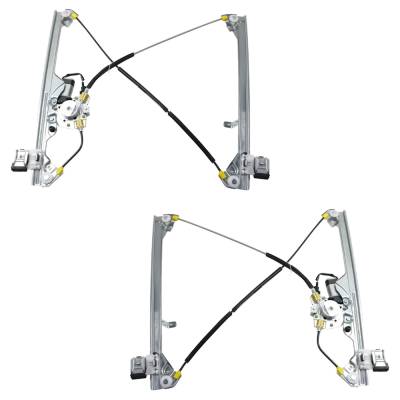 Rareelectrical - New Front Left And Front Right Window Regulator Compatible With Chevrolet Silverado 3500 Classic Lt - Image 5