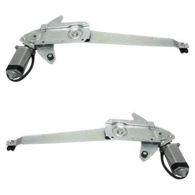 Rareelectrical - New Front Left And Front Right Window Regulator Compatible With Ford F-250 Xlt Lariat F-150 - Image 5