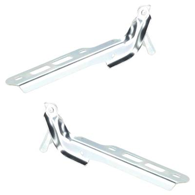 Rareelectrical - New Pair Of Hood Hinge Compatible With Ford F-250 Xl 8 Cyl 4.6L F-250 Xl 8 Cyl 5.0L 1987-1997 By - Image 2