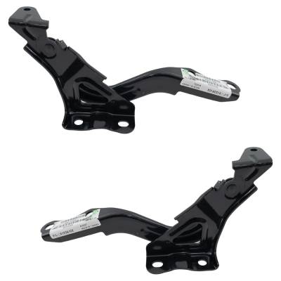 New Pair Of Hood Hinge Compatible With Lexus Rx500h Black Line Special Edition 4 Cyl 2.4L Rx350h