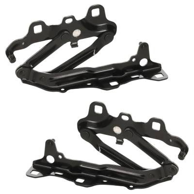 Rareelectrical - New Pair Of Hood Hinge Compatible With Jeep Grand Cherokee L Altitude 6 Cyl 3.6L Grand Cherokee L - Image 5