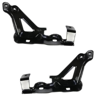 New Pair Of Hood Hinge Compatible With Gmc Acadia Sle Acadia Denali 2013-2017 By Gm1236196 Gm1236197