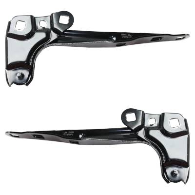 New Pair Of Hood Hinge Compatible With Gmc Terrain Sle 4 Cyl 2.0L Terrain Denali 4 Cyl 1.5L