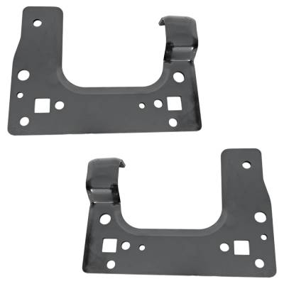 Rareelectrical - New Rear Left And Rear Right Bumper Bracket Compatible With Ford F-150 Lariat 6 Cyl 2.7L F-150 - Image 2