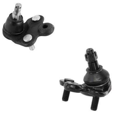 Rareelectrical - New Front Left Lower And Front Right Lower Ball Joint Compatible With Acura Honda Civic Lx-S 4 Cyl - Image 2