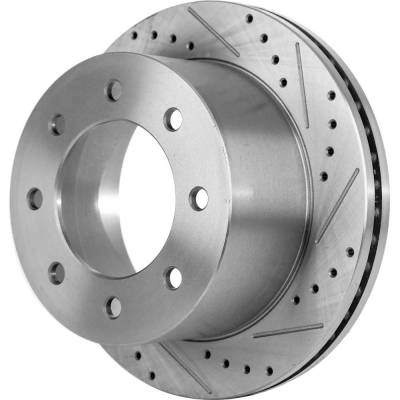 Rareelectrical - Performance Rotor Brake Disc Compatible With Chevrolet Gmc Sierra 3500 Hd Denali 8 Cyl 6.0L - Image 7