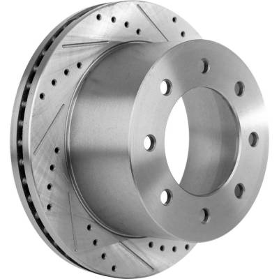 Rareelectrical - Performance Rotor Brake Disc Compatible With Chevrolet Gmc Sierra 3500 Hd Base 8 Cyl 6.6L Sierra - Image 1