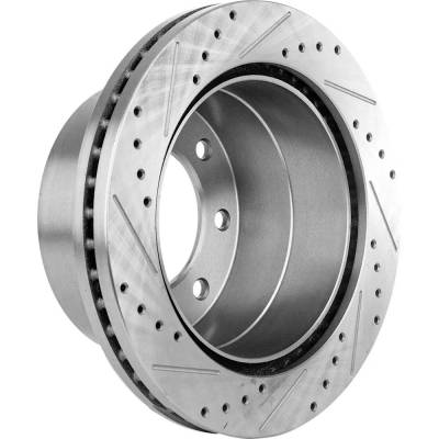 Rareelectrical - Performance Rotor Brake Disc Compatible With Chevrolet Gmc Sierra 3500 Hd Base 8 Cyl 6.6L Sierra - Image 5