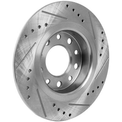 Rareelectrical - New Solid Brake Disc Compatible With Dodge Dart Limited 4 Cyl 2.0L Dart Se 4 Cyl 2.0L Rallye 1.4L - Image 5