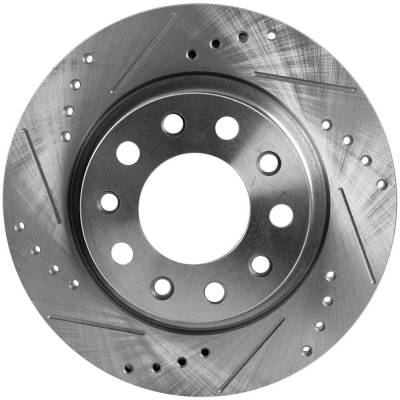 New Solid Brake Disc Compatible With Dodge Dart Sxt Sport 4 Cyl 1.4L Dart Limited 4 Cyl 2.0L Limited
