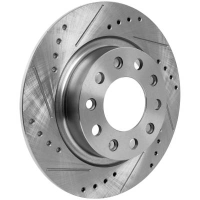 Rareelectrical - New Solid Brake Disc Compatible With Dodge Dart Sxt Sport 4 Cyl 1.4L Dart Limited 4 Cyl 2.0L Limited - Image 2