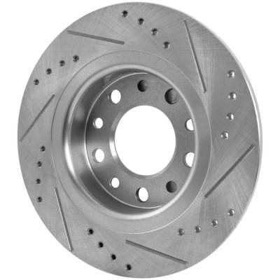 Rareelectrical - New Solid Brake Disc Compatible With Dodge Dart Sxt Sport 4 Cyl 1.4L Dart Limited 4 Cyl 2.0L Limited - Image 6