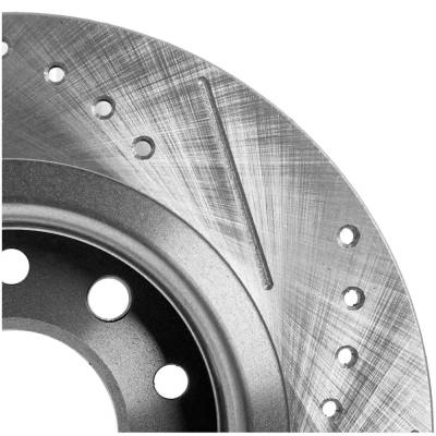 Rareelectrical - New Solid Brake Disc Compatible With Dodge Dart Sxt Sport 4 Cyl 1.4L Dart Limited 4 Cyl 2.0L Limited - Image 7