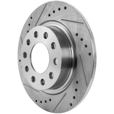 Rareelectrical - New Solid Brake Disc Compatible With Dodge Dart Limited 4 Cyl 1.4L Dart R/T 4 Cyl 2.4L Limited 2.4L - Image 3