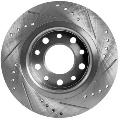 Rareelectrical - New Solid Brake Disc Compatible With Dodge Dart Limited 4 Cyl 1.4L Dart R/T 4 Cyl 2.4L Limited 2.4L - Image 4