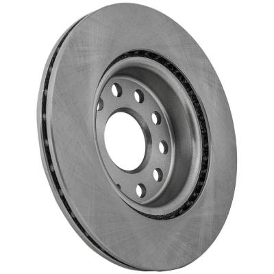 Rareelectrical - New Vented Brake Disc Compatible With Volkswagen Jetta Hybrid Highline 4 Cyl 1.4L Jetta Base 4 Cyl - Image 3