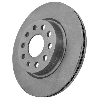 Rareelectrical - New Vented Brake Disc Compatible With Volkswagen Jetta Hybrid Highline 4 Cyl 1.4L Jetta Base 4 Cyl - Image 4