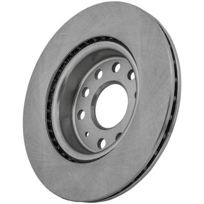 Rareelectrical - New Vented Brake Disc Compatible With Volkswagen Golf Tdi 4 Cyl 2.0L Jetta Base 4 Cyl 2.0L Jetta - Image 5