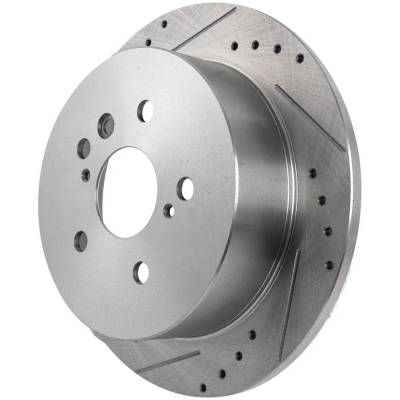 Rareelectrical - New Solid Brake Disc Compatible With Toyota Sienna Limited 6 Cyl 3.5L Sienna Xle 6 Cyl 3.3L Sienna - Image 3