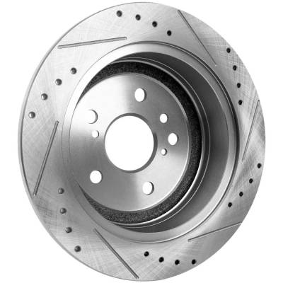 Rareelectrical - New Solid Brake Disc Compatible With Toyota Sienna Limited 6 Cyl 3.5L Sienna Xle 6 Cyl 3.3L Sienna - Image 5