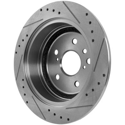 Rareelectrical - New Solid Brake Disc Compatible With Toyota Sienna Limited 6 Cyl 3.5L Sienna Xle 6 Cyl 3.3L Sienna - Image 6