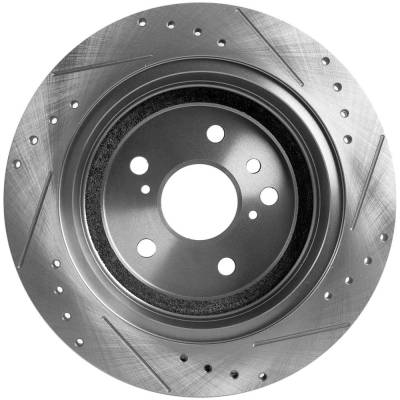 Rareelectrical - New Solid Brake Disc Compatible With Toyota Sienna Le 6 Cyl 3.3L Sienna Xle 6 Cyl 3.5L Sienna Xle 6 - Image 4