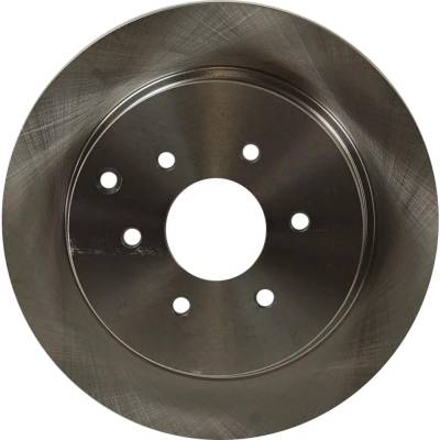 Rareelectrical - New Vented Brake Disc Compatible With Nissan Pathfinder Se 6 Cyl 3.5L Pathfinder S 6 Cyl 4.0L Silver - Image 2