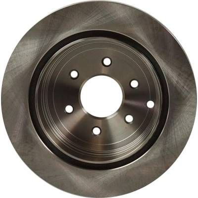 Rareelectrical - New Vented Brake Disc Compatible With Nissan Pathfinder Se 6 Cyl 3.5L Pathfinder S 6 Cyl 4.0L Silver - Image 3
