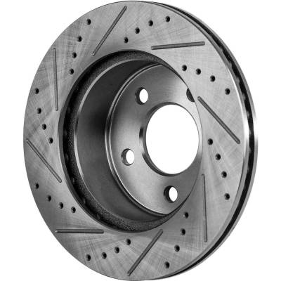 Rareelectrical - Performance Rotor Brake Disc Compatible With Jeep Wrangler 65Th Anniversary Edition 6 Cyl 4.0L - Image 3