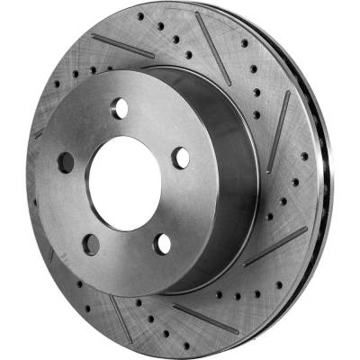 Rareelectrical - Performance Rotor Brake Disc Compatible With Jeep Wrangler 65Th Anniversary Edition 6 Cyl 4.0L - Image 6