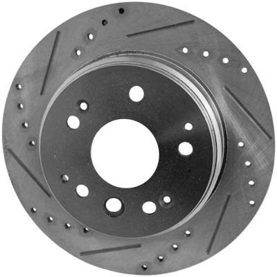 New Solid Brake Disc Compatible With Acura Honda Tl Base 6 Cyl 3.2L Element Lx 4 Cyl 2.4L Element Sc