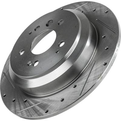 Rareelectrical - New Performance Rotor Brake Disc Compatible With Honda Pilot Trailsport 6 Cyl 3.5L Ridgeline Lx 6 - Image 2
